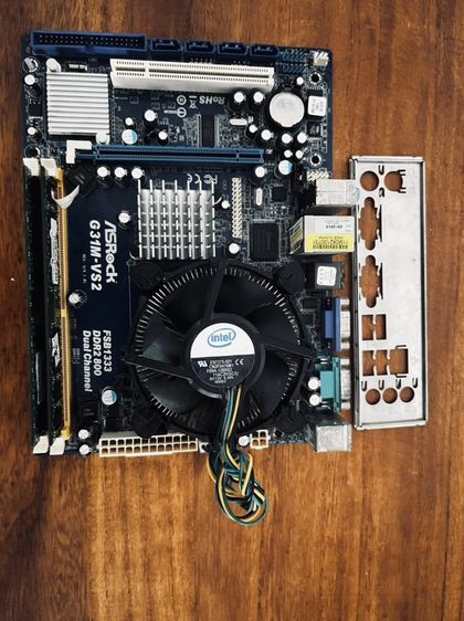 ขาย cpu บอร์ด Ram รวมชุด Core2 E8300 รูปที่ 2