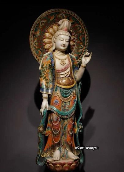 พุทธศิลป์จีนเกรดนำเข้าระดับ หินออ่นธรรมชาติ รูปที่ 3