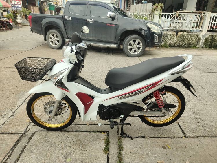 Honda 2014 🛵ยังไงก็ขาย WAVE125 i ปี 58 เครื่องดี สีสวย สตาร์ทมือ รถบ้านเดิมๆ เล่มชุดโอนครบ+เปลี่ยนถ่ายน้ำมันเครื่องฟรี ส่งฟรี30 ก.ม