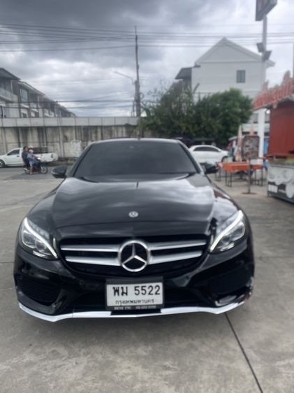 Mercedes-Benz C-Class 2018 C350e Sedan ปลั๊กอินไฮบริด (PHEV) ไม่ติดแก๊ส เกียร์อัตโนมัติ ดำ รูปที่ 2