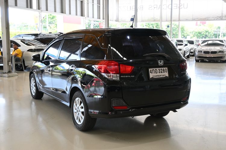 Honda Mobilio 2015 1.5 V Sedan เบนซิน ไม่ติดแก๊ส เกียร์อัตโนมัติ ดำ รูปที่ 4