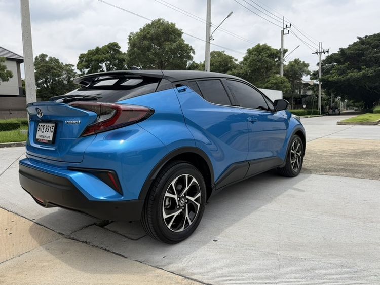 Toyota C-HR 2019 1.8 Hybrid Mid Sedan ไฮบริด เกียร์อัตโนมัติ น้ำเงิน รูปที่ 4