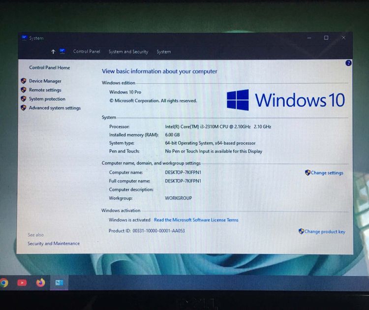 กึ่งงานช่าง Dell Inspiron N5110 จอ LED15.6นิ้ว CPU-I3 Gen2 2.10GHz มีการ์ดจอ รูปที่ 2