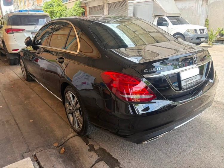 Mercedes-Benz C-Class 2017 C350 ปลั๊กอินไฮบริด (PHEV) ดำ รูปที่ 3