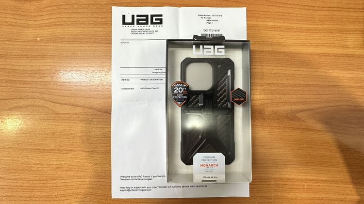 ราคาพิเศษ เคส UAG Iphone 14 pro Monarch Carbon Fiber รูปที่ 8
