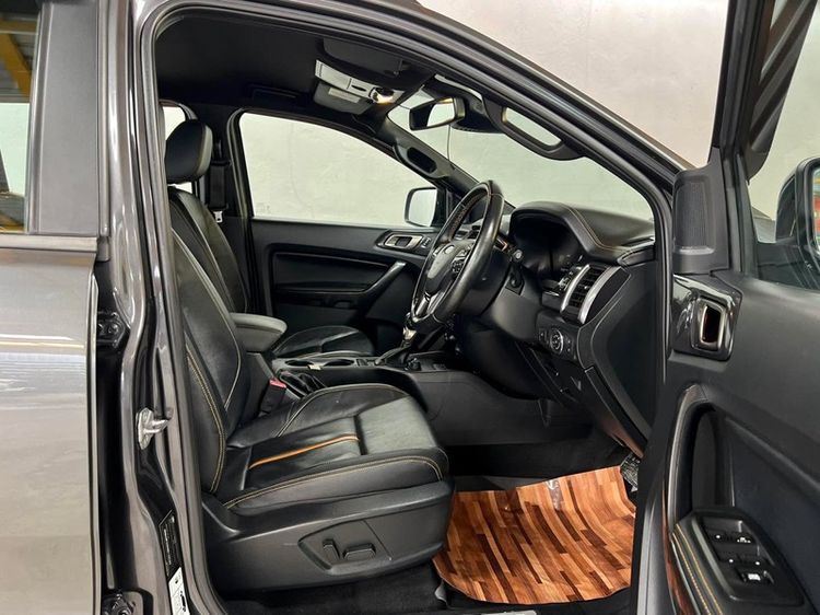 Ford Ranger 2021 2.0 Bi-Turbo 4WD Wildtrak Pickup ดีเซล ไม่ติดแก๊ส เกียร์อัตโนมัติ เทา รูปที่ 4