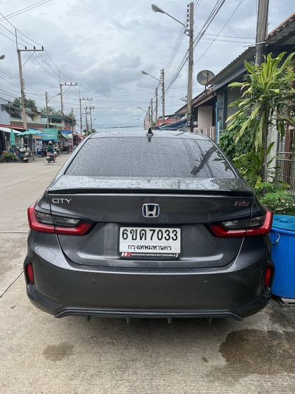 Honda City 2020 1.0 RS Sedan เบนซิน เกียร์อัตโนมัติ เทา รูปที่ 4