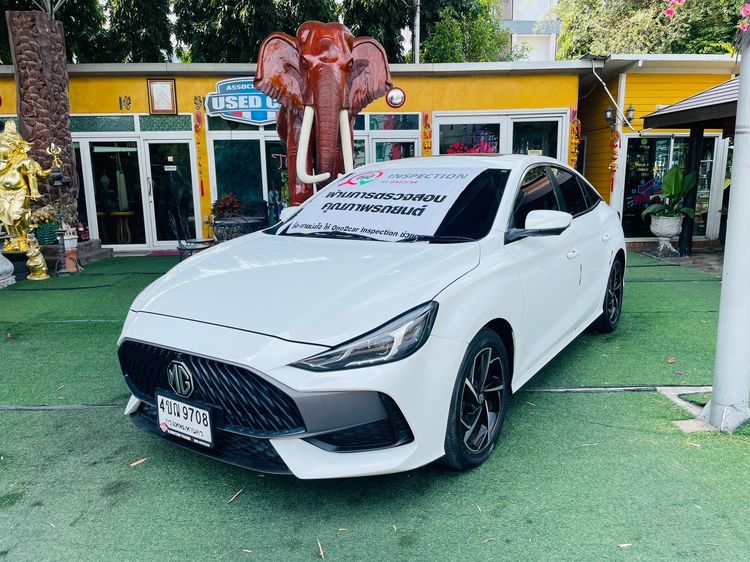 MG MG5 2024 1.5 X Sedan เบนซิน LPG เกียร์อัตโนมัติ ขาว รูปที่ 2