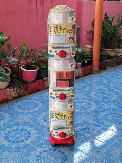 ตู้การ์ดดาสแท้ Bandai ยุคเก่า 3 ชั้นครบชุด ใครจะเอาไปแปลงใส่การ์ด ONE PIECE ลองเอาไปแปลงดู (ลาย Battle Spirits / Yu-Gi-Oh!)สภาพพร้อมโชว์สวยๆ