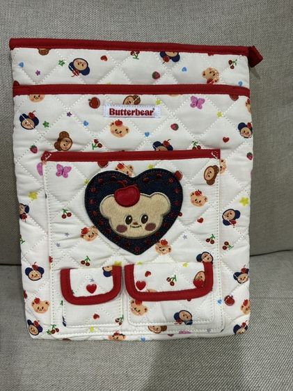 ผ้า ไม่ระบุ กระเป๋าNote book หมีเนย Butter Bear ขอวแท้