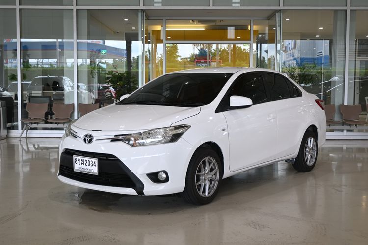 Toyota Vios 2013 1.5 J Sedan เบนซิน ไม่ติดแก๊ส เกียร์อัตโนมัติ ขาว รูปที่ 3