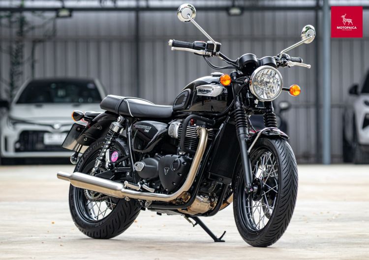 Triumph Bonneville T100 Euro5 ปี2024 ตัวใหม่ มือเดียว วิ่ง6,000Km