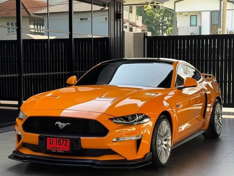 รถ Ford Mustang 2.3 Ecoboost สี ส้ม