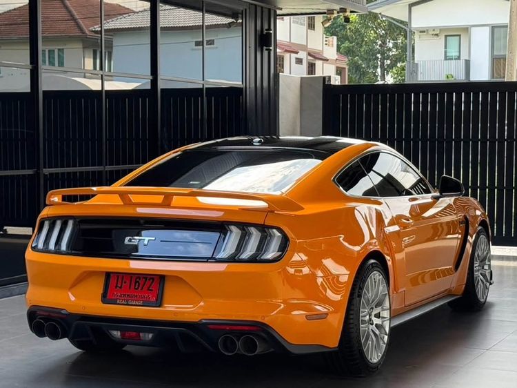 Ford Mustang 2019 2.3 Ecoboost Sedan เบนซิน ไม่ติดแก๊ส เกียร์อัตโนมัติ ส้ม รูปที่ 3