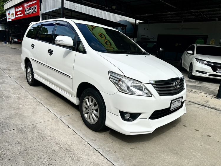 Toyota Innova 2012 2.0 V Utility-car เบนซิน ไม่ติดแก๊ส เกียร์อัตโนมัติ ขาว รูปที่ 4
