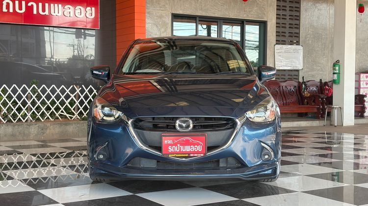 Mazda Mazda 2 2019 1.3 High Connect Sedan เบนซิน ไม่ติดแก๊ส เกียร์อัตโนมัติ น้ำเงิน รูปที่ 2