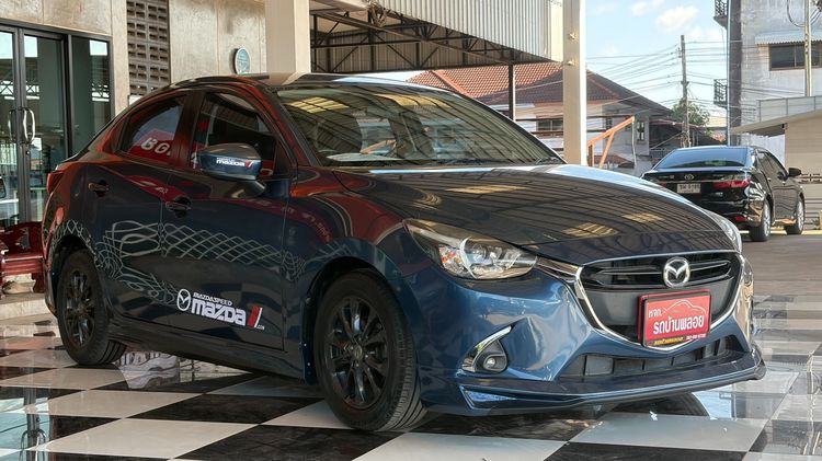 Mazda Mazda 2 2019 1.3 High Connect Sedan เบนซิน ไม่ติดแก๊ส เกียร์อัตโนมัติ น้ำเงิน รูปที่ 3