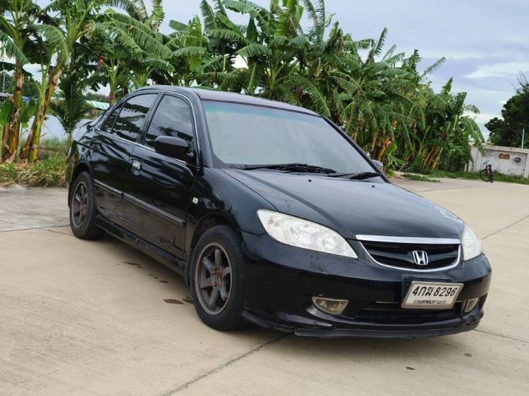 Honda Civic 2005 1.7 VTi Sedan เบนซิน ไม่ติดแก๊ส เกียร์อัตโนมัติ ดำ รูปที่ 2