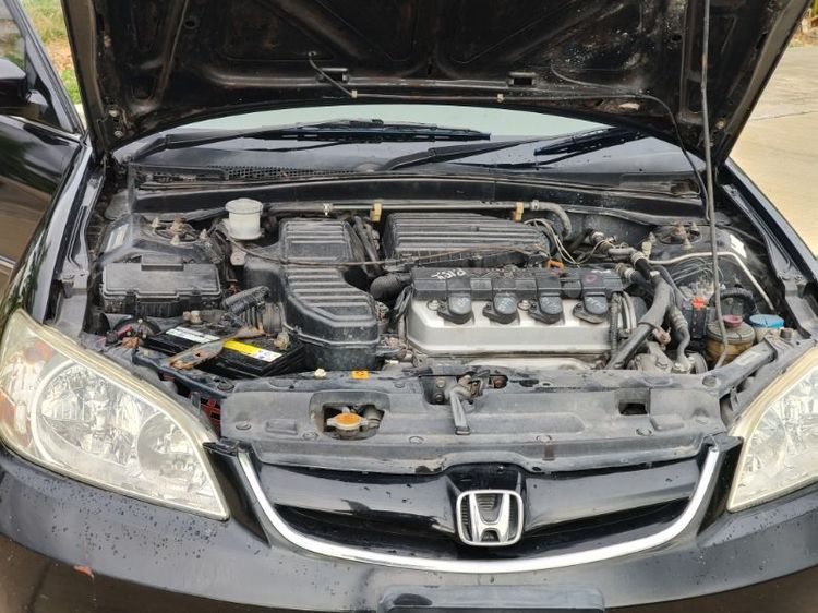 Honda Civic 2005 1.7 VTi Sedan เบนซิน ไม่ติดแก๊ส เกียร์อัตโนมัติ ดำ รูปที่ 3
