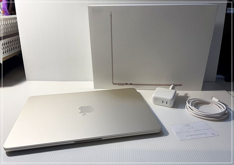 MacBook Air 13” M4 CTO 24GB 512GB ศูนย์ไทย ประกันยาว