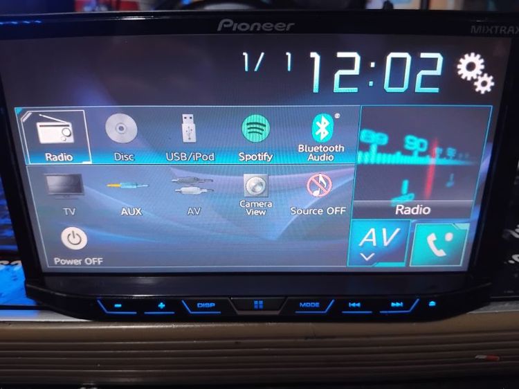 วิทยุจอถอดไพโอเนียร์รุ่นAVH-X5850BT