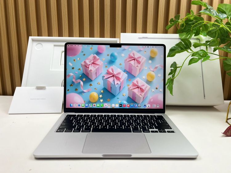 Apple แมค โอเอส 16 กิกะไบต์ อื่นๆ ใช่ MacBook Air 13.6-inch M4 2025 Ram16GB SSD256GB Silver