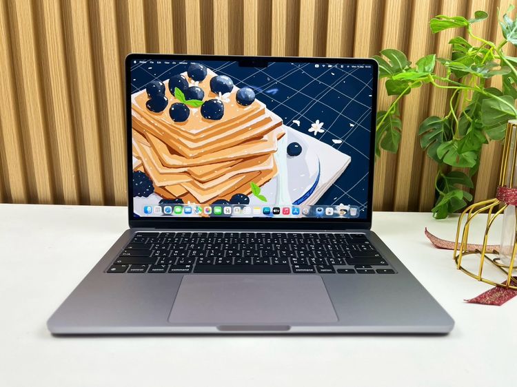 Apple แมค โอเอส 16 กิกะไบต์ อื่นๆ ไม่ใช่ MacBook Air 13-inch M2 2022 Ram16GB SSD256GB  Space gray 