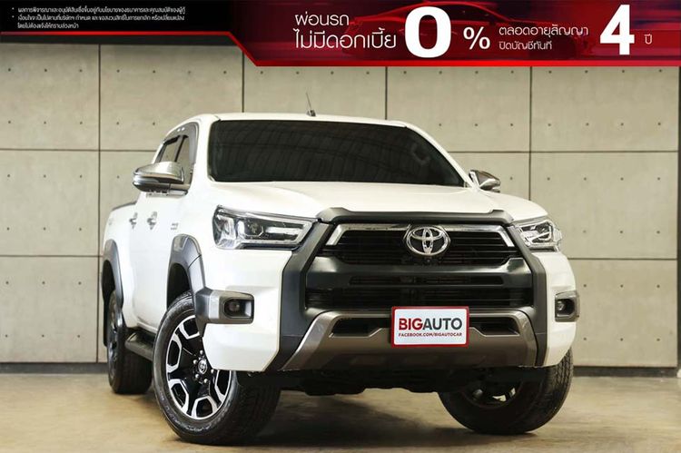 Toyota Hilux Revo 2024 2.4 Prerunner High Pickup ดีเซล ไม่ติดแก๊ส เกียร์อัตโนมัติ ขาว