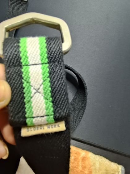 เข็มขัดผ้าทอเบลเยียม GLOBAL WORK หัว D-Ring สายปรับระดับได้ รูปที่ 6