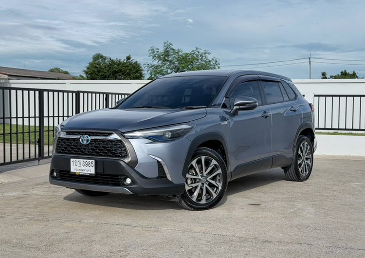 Toyota Corolla Cross 2020 1.8 HEV Premium Sedan ไฮบริด ไม่ติดแก๊ส เกียร์อัตโนมัติ น้ำเงิน