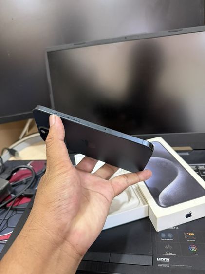 iPhone 15 Pro Max 256GB Blue Titanium จอแท้ลื่น กล้องสวย สแกนหน้าปกติ สอบถามเพิ่มเติมได้ รูปที่ 7