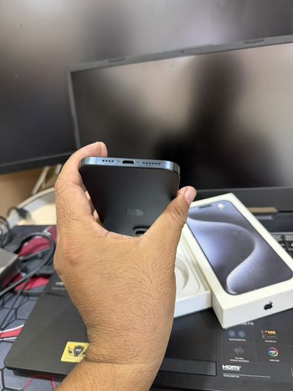 iPhone 15 Pro Max 256GB Blue Titanium จอแท้ลื่น กล้องสวย สแกนหน้าปกติ สอบถามเพิ่มเติมได้ รูปที่ 10