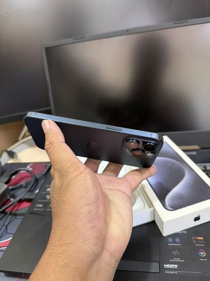 iPhone 15 Pro Max 256GB Blue Titanium จอแท้ลื่น กล้องสวย สแกนหน้าปกติ สอบถามเพิ่มเติมได้ รูปที่ 8