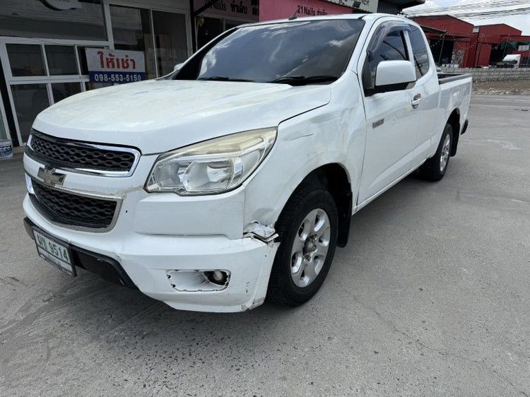 Chevrolet Colorado 2015 2.5 LT Pickup ดีเซล ไม่ติดแก๊ส เกียร์ธรรมดา ขาว รูปที่ 4