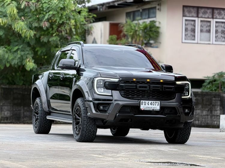รถ Ford Ranger 2.0 Bi-Turbo 4WD Wildtrak สี ดำ
