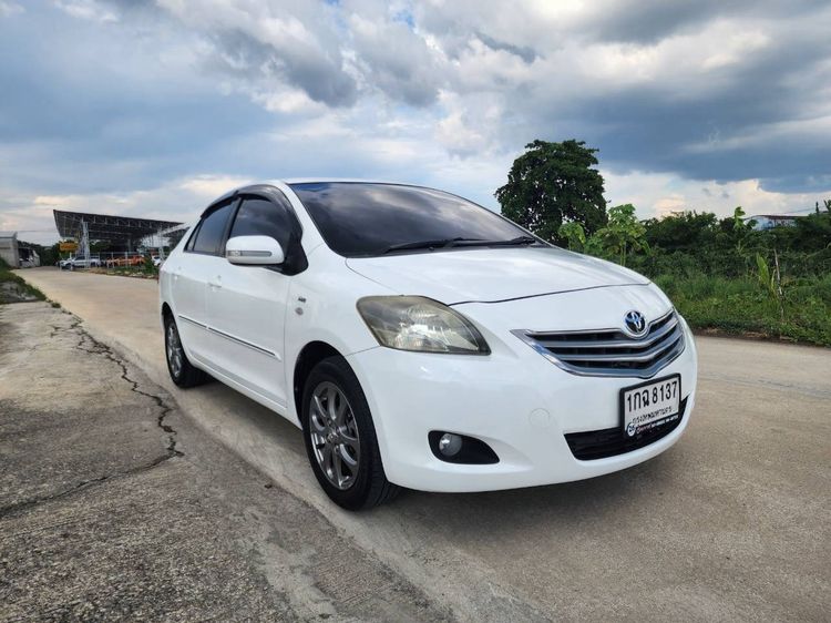 Toyota Vios 2012 1.5 E Sedan เบนซิน LPG เกียร์อัตโนมัติ ขาว รูปที่ 4
