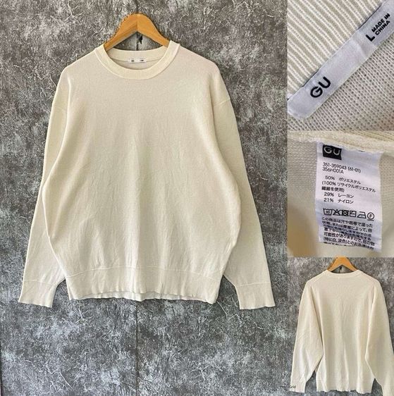 อื่นๆ เสื้อไหมพรม อื่นๆ แขนยาว เสื้อกันหนาวไหมพรม GU แท้ 💯 size L วัดจริงขนาด อก 22 ยาว 26.5 นิ้ว สภพใหม่มาก ทรงสวย ดีเทลสวยเนื้อผ้านุ่ม หายากน่าสะสมครับ