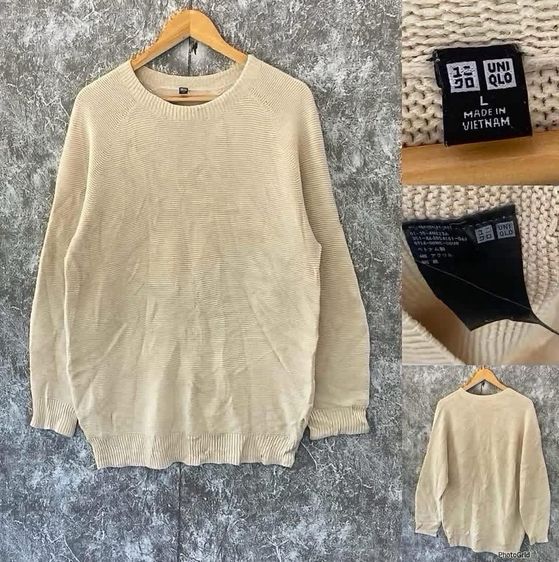 อื่นๆ กางเกงขาสั้น อื่นๆ เบจ แขนยาว เสื้อกันหนาวไหมพรม UNIQLO แท้ 💯 size L วัดจริงขนาด อก 21 .5 ยาว 27 นิ้ว สภพใหม่มาก ทรงสวย ดีเทลสวยเนื้อผ้านุ่ม หายากน่าสะสมครับ