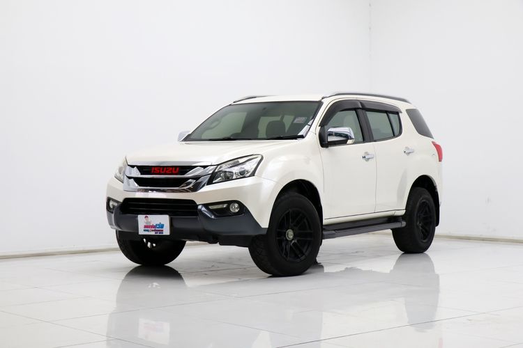 Isuzu MU-X 2014 3.0 4WD Utility-car ดีเซล ไม่ติดแก๊ส เกียร์อัตโนมัติ ขาว