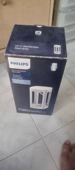 Philips ฟิลิปส์ยูวีซีโคมไฟตั้งโต๊ะ UV-C ฆ่าเชื้อโรคด้วยแสงยูวีซี UVC