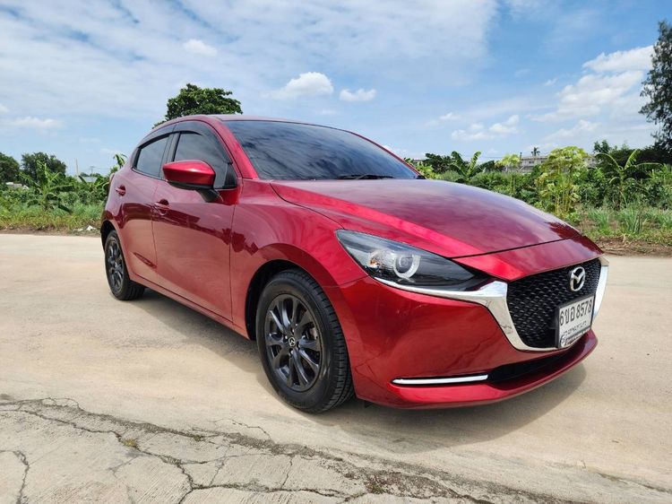 Mazda Mazda 2 2022 1.3 Sports High Sedan เบนซิน ไม่ติดแก๊ส เกียร์อัตโนมัติ แดง รูปที่ 3