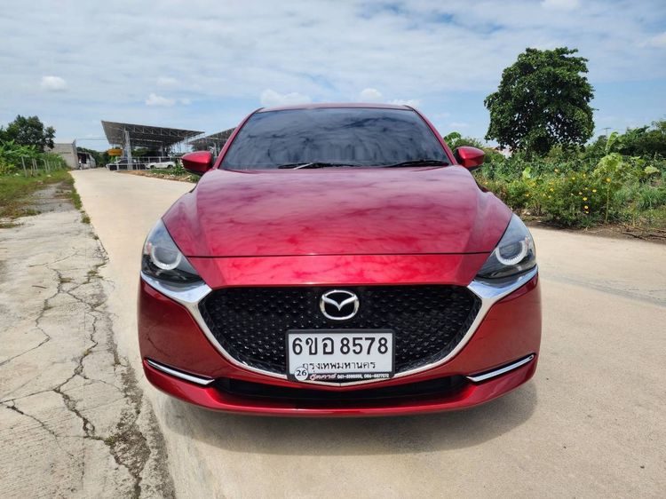 Mazda Mazda 2 2022 1.3 Sports High Sedan เบนซิน ไม่ติดแก๊ส เกียร์อัตโนมัติ แดง รูปที่ 2