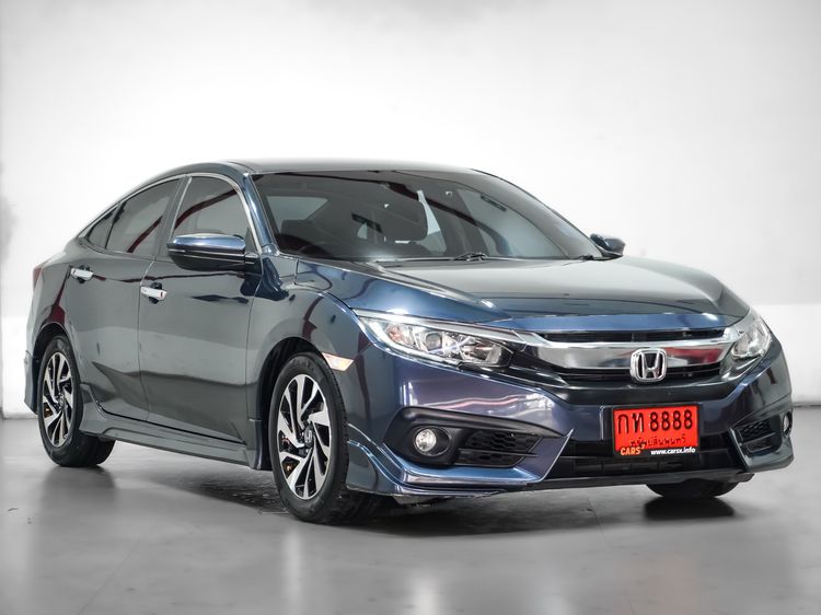 Honda Civic 2017 1.8 EL i-VTEC Sedan เบนซิน ไม่ติดแก๊ส เกียร์อัตโนมัติ น้ำเงิน