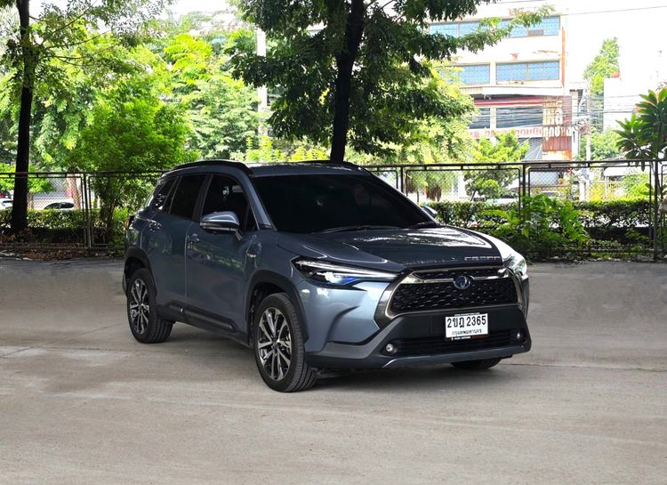 Toyota Corolla Cross 2021 1.8 Hybrid Premium Safety Utility-car ไฮบริด ไม่ติดแก๊ส เกียร์อัตโนมัติ เทา รูปที่ 3