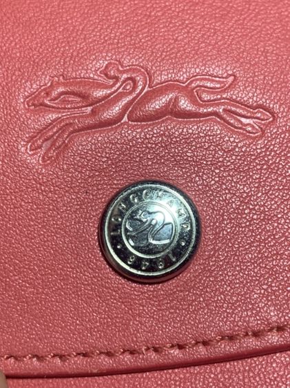 Longchamp Cuir หนังแกะแท้ สี Cyclamen Pink Size S ราคา 3,200 รวมส่ง ของแท้ 100% มีปลายทาง รูปที่ 8