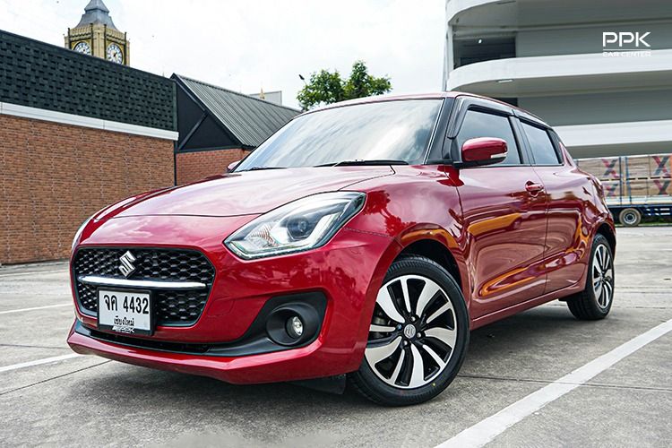 รถ Suzuki Swift 1.2 GLX สี แดง