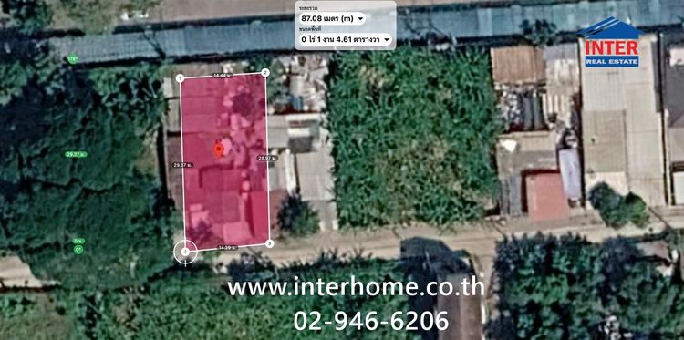 ที่ดินเปล่า 106 ตร.ว. ที่ดิน ซอยรัชดาภิเษก36 แยก9-3-6 ซอยเสนานิคม1 ใกล้มหาวิทยาลัยจันทร์เกษม ใกล้หมู่บ้านสวนธนรัชดาภิเษก เขตบางเขน กรุงเทพ รูปที่ 2