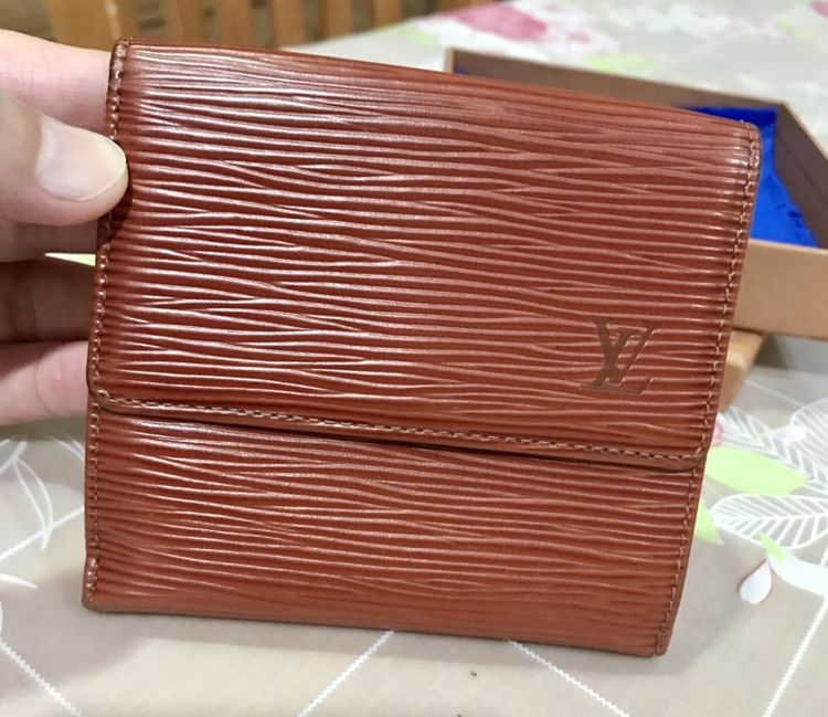 อื่นๆ หนังเทียม ไม่ระบุ น้ำตาล Louis Vuitton แท้ กระเป๋าเงิน