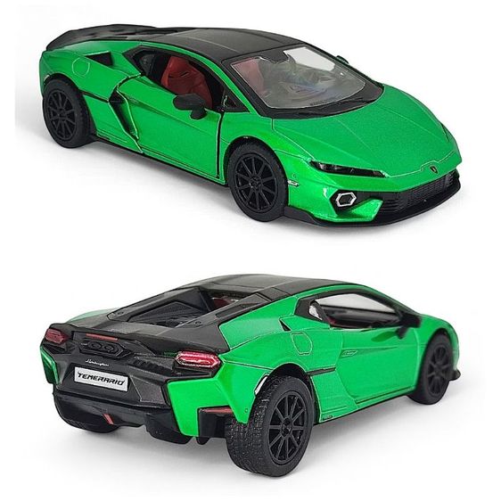 KINSMART Lamborghini Temerario scale 1/38 โมเดลรถ ลิขสิทธิ์แท้ สำหรับสะสม เหล็กอัลลอย ยาว 12.5cm รูปที่ 11