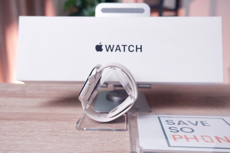 Apple Watch SE 3  40 mm. GPS สี Starlight เครื่องสวย ราคาเพียง 5,500.- มีประกันร้าน 60วัน รูปที่ 3